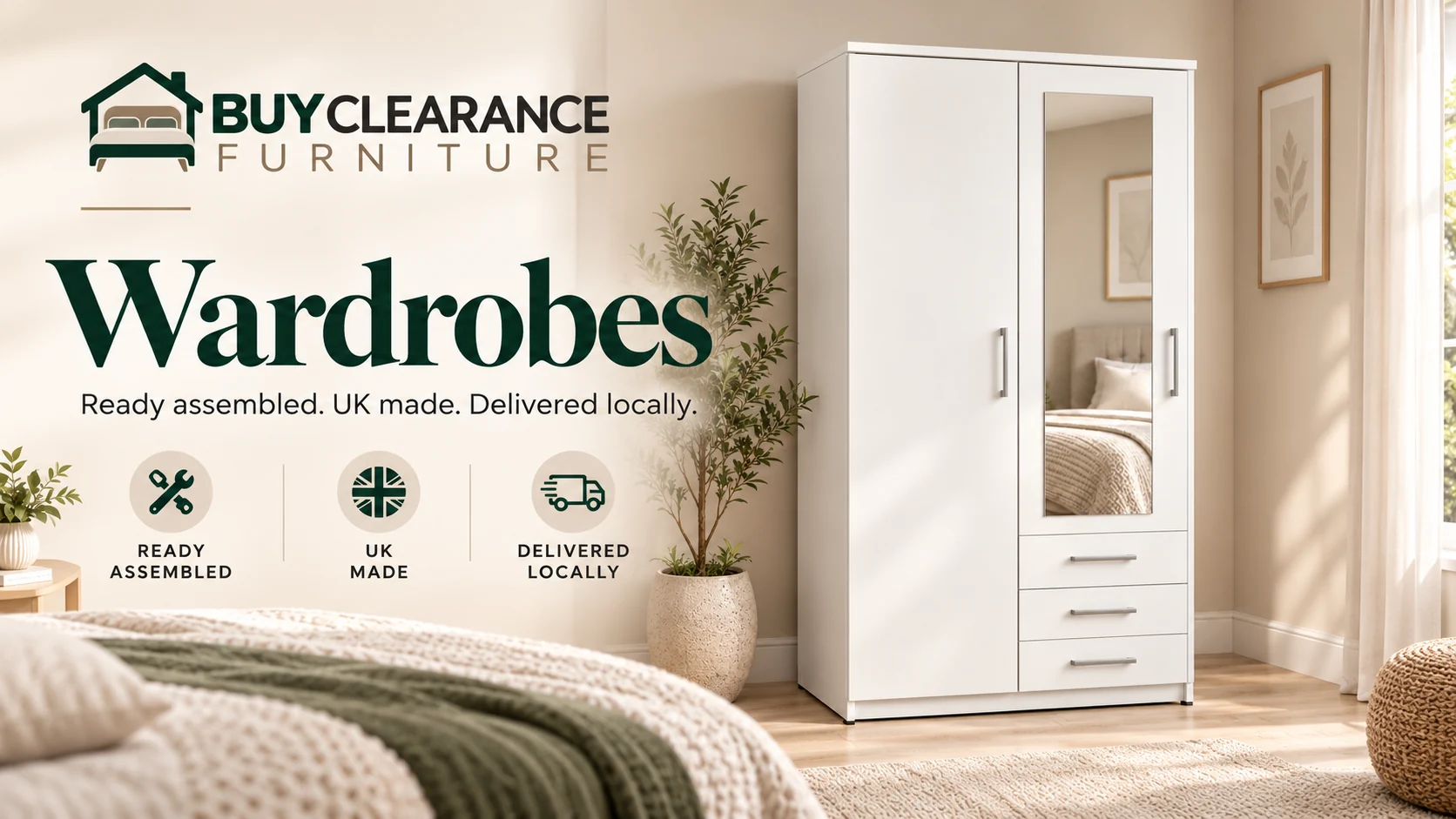 Ready assembled bedroom furniture collection